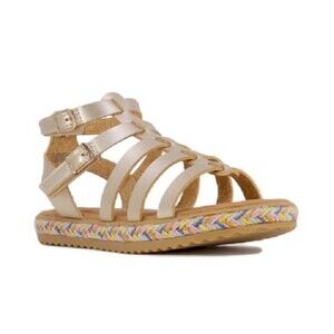 Sugar Girls Strappy Sandals Lemoncello Gladiator Shoes Gold-Tone